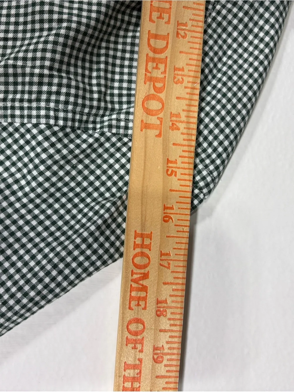 Ralph Lauren Green Gingham Button-Down Shirt